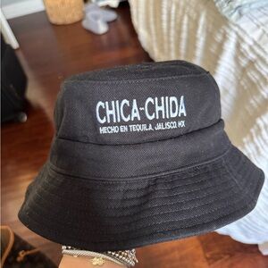Chica-Chida Black Bucket Hat
